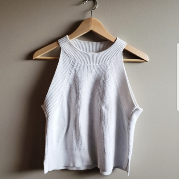 Aritzia Crevier White Knit Top - Picture 4 of 4